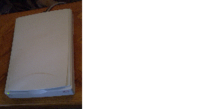 Animation of punch cards being scanned